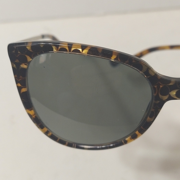 Coach Sunglasses With RX Lenses Spotty Tortoise Frame With Case - Picture 3 of 11